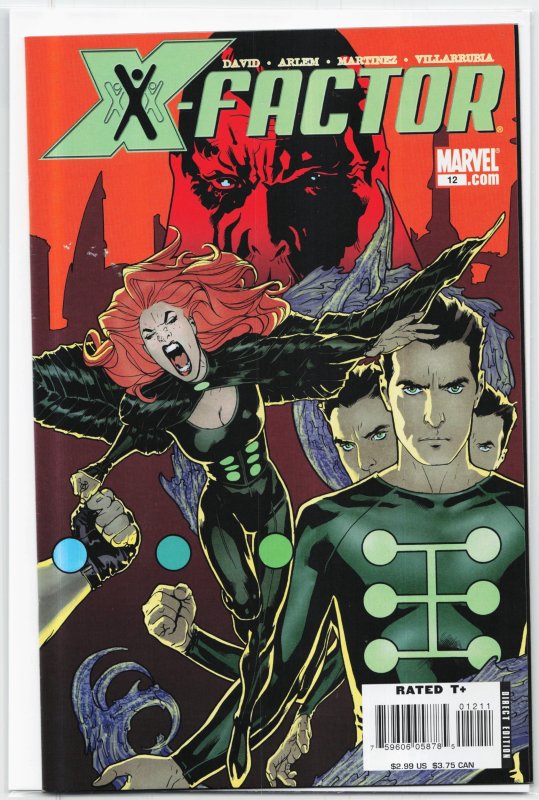 X-Factor #12 (Marvel Comics, 2006), raw, ungraded comic book — front cover