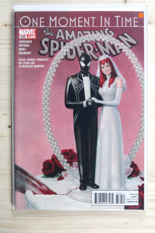 The Amazing Spider-Man #639 (Marvel Comics, 2010), raw comic book in NM 9.4 condition — front cover