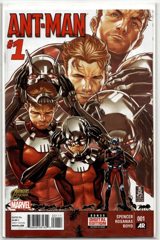Ant-Man #1 (Marvel Comics, 2015), raw, ungraded comic book — front cover