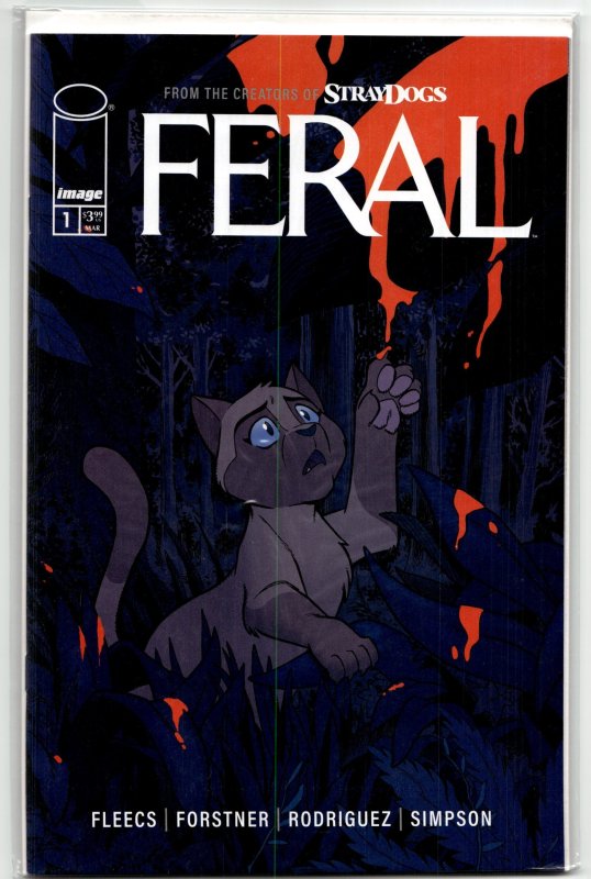 Feral #10 (Image Comics, 2025), raw, ungraded comic book — front cover