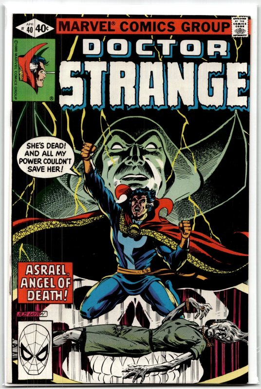 Doctor Strange #40 (Marvel Comics, 1980), raw, ungraded comic book — front cover