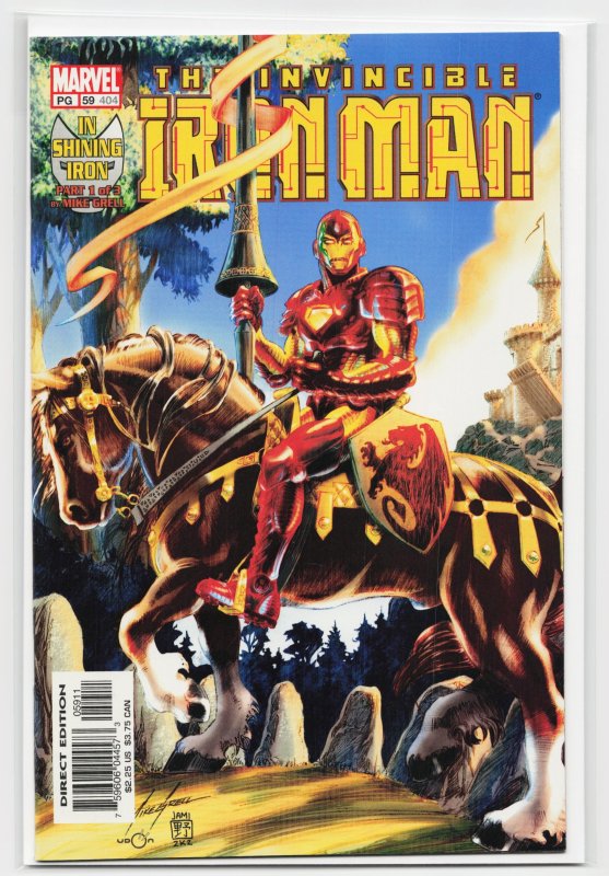 Iron Man #59 (Marvel Comics, 2002), raw, ungraded comic book — front cover