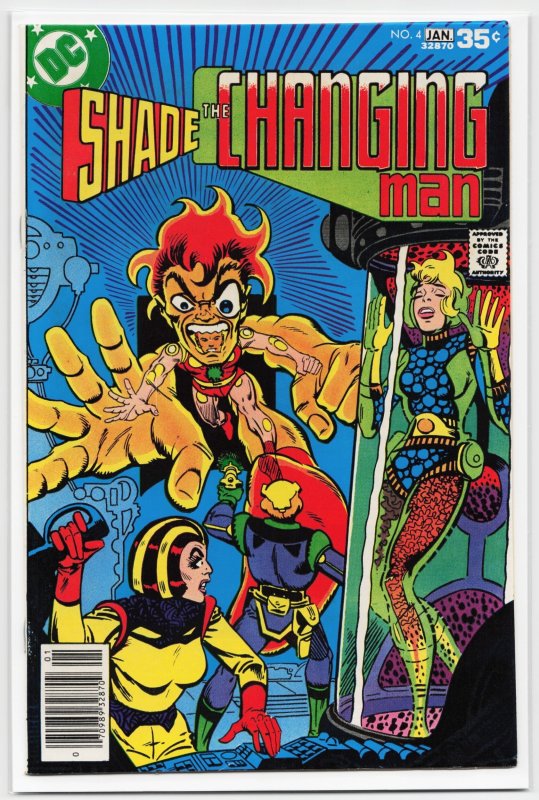 Shade, the Changing Man #4 (1978), raw, ungraded comic book — front cover