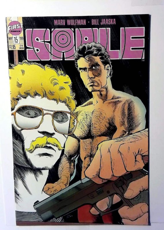 Sable #15 (1989), raw comic book in VF+ 8.5 condition — front cover