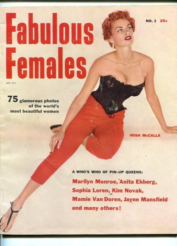 Fabulous Females Magazine #1955 (1955), raw, ungraded comic book — front cover