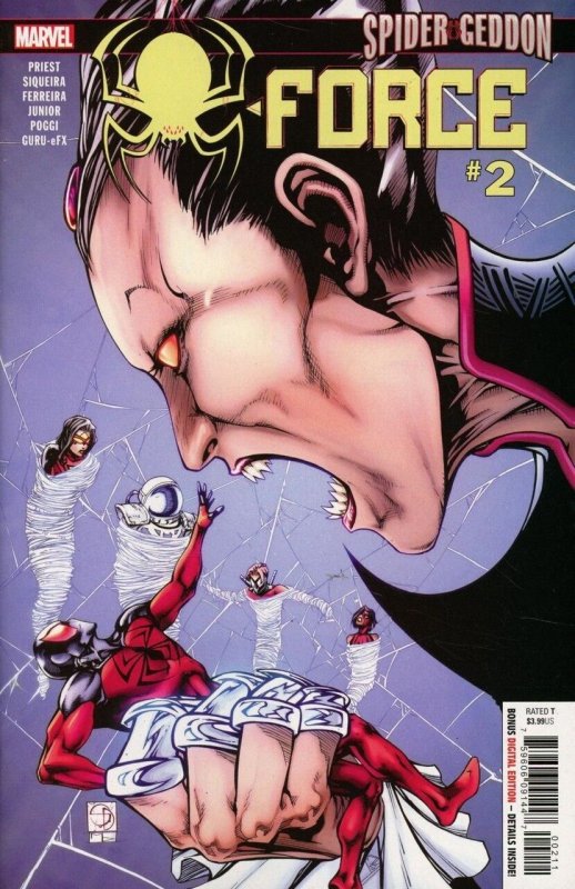 Spider-Force #2 (2018), raw comic book in VF/NM condition — front cover
