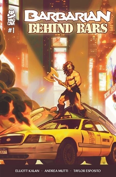 Barbarian Behind Bars #1 (2026), raw, ungraded comic book — front cover