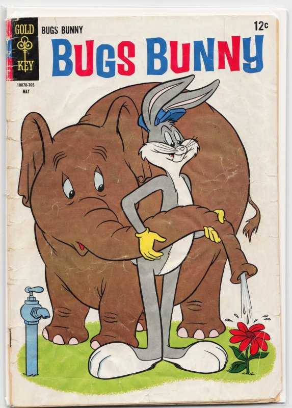 Bugs Bunny #111 (Gold Key, 1967), raw, ungraded comic book — front cover