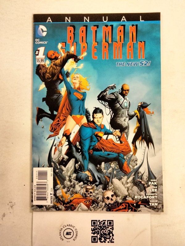 Batman Superman Annual #1 (DC Comics), raw comic book in NM condition — front cover