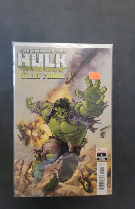 The Immortal Hulk: Great Power Variant Cover (2020) (2020), raw, ungraded comic book — front cover