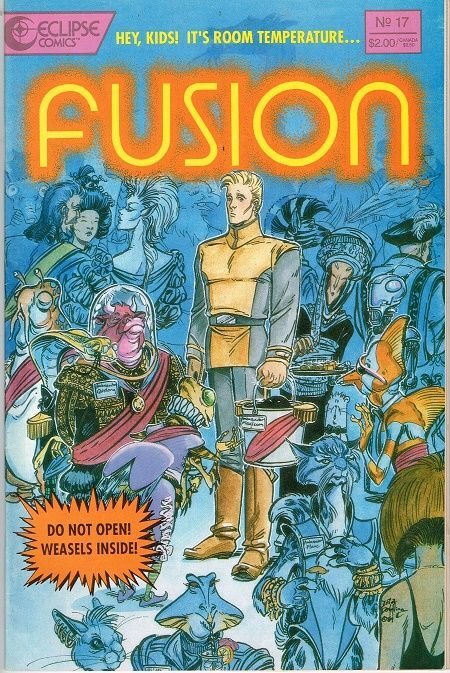 Fusion #17 (1989), raw, ungraded comic book — front cover