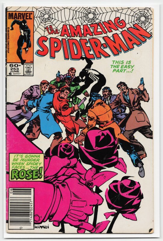 The Amazing Spider-Man #253 (Marvel Comics, 1984), raw, ungraded comic book — front cover