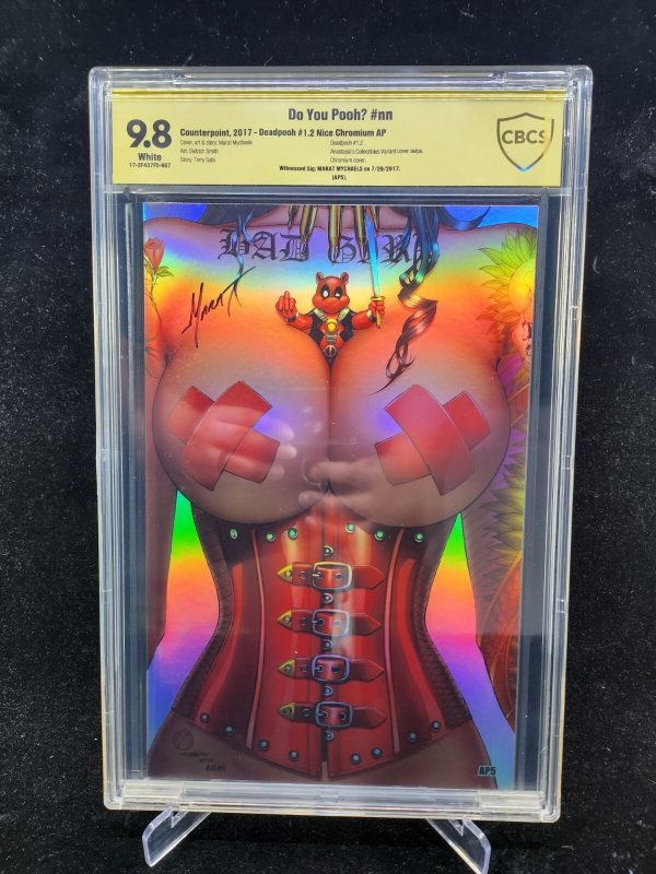 Do You Pooh? (2017), CBCS 9.8 graded comic book — front cover in its holder