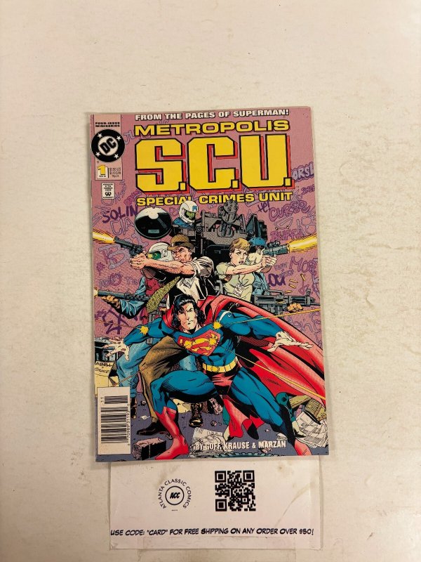 Metropolis S.C.U #1 (DC Comics), raw comic book in NM condition — front cover