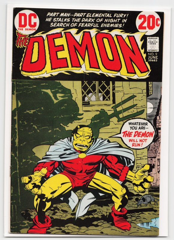 The Demon #9 (DC Comics, 1973), raw, ungraded comic book — front cover