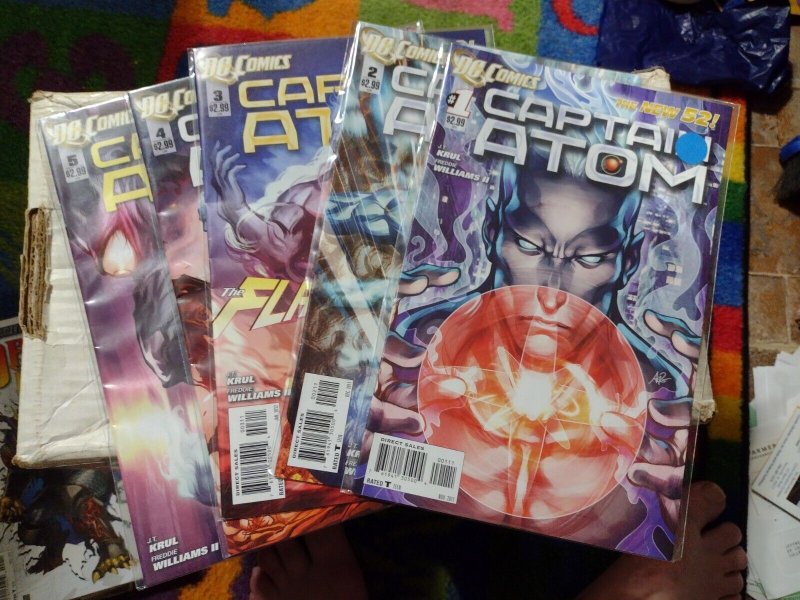 Captain Atom # 1 2 3 4 5 2011 DC Comics New 52 Artgerm Cover (DC Comics, 2011), raw, ungraded comic book — front cover