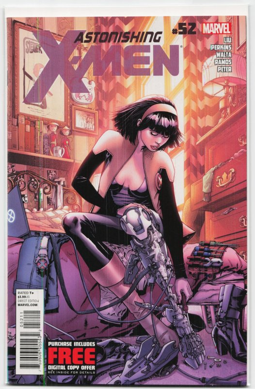 Astonishing X-Men #52 (Marvel Comics, 2012), raw, ungraded comic book — front cover