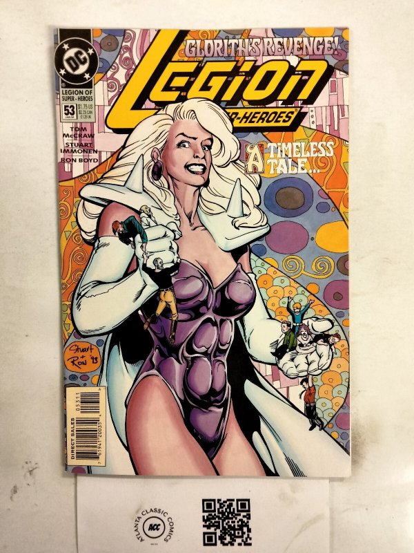 Legion of Super-Heroes #53 (DC Comics), raw comic book in NM condition — front cover