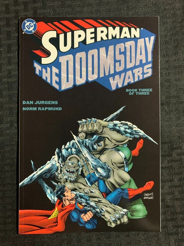1999 Superman the Doomsday Wars #3 (DC Comics, 1999), raw comic book in VF 8.0 condition — front cover