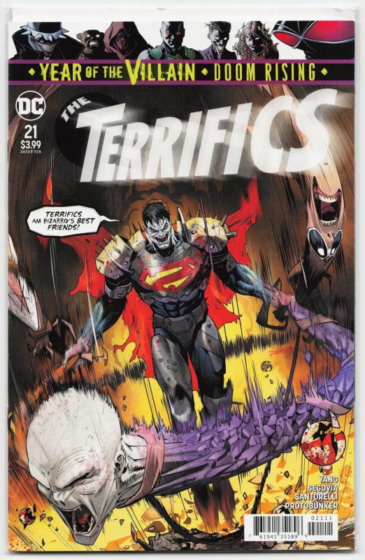 The Terrifics #21 (2019), raw, ungraded comic book — front cover