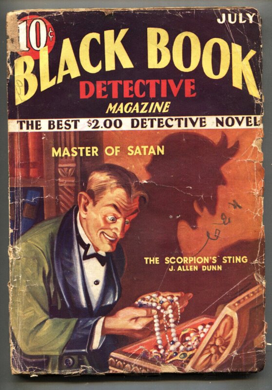 Black Book Detective #2 (1933), raw, ungraded comic book — front cover