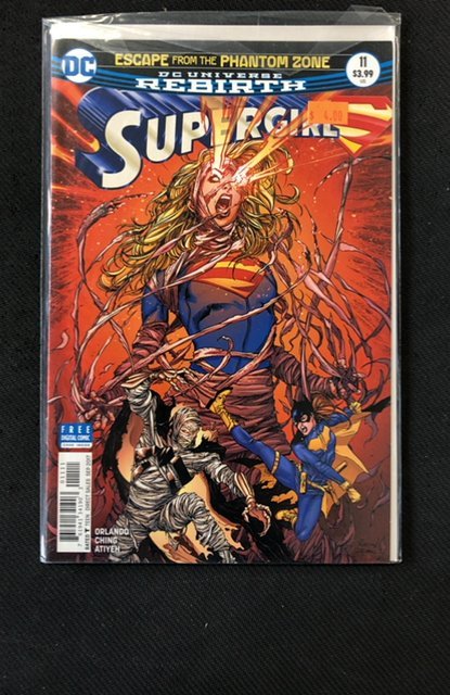 Supergirl #11 (DC Comics, 2017), raw, ungraded comic book — front cover