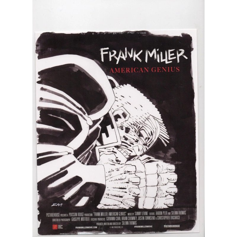 Frank Miller American Genius Exclusive Custom Collectible Print Sequential Pair, raw, ungraded comic book — front cover