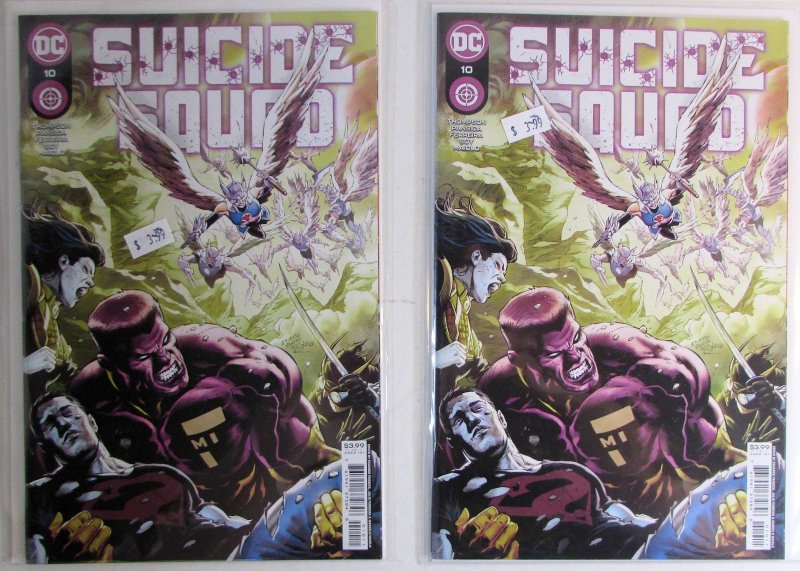 2022 Suicide Squad Lot of 2 #10 x2 DC War for Earth-3 Comic Books (DC Comics, 2022), raw, ungraded comic book — front cover