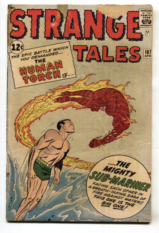 Strange Tales #107 (Marvel Comics, 1963), raw, ungraded comic book — front cover