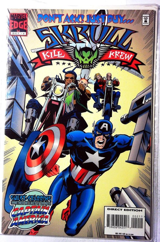 Skrull Kill Krew #2 (Marvel Comics, 1995), raw, ungraded comic book — front cover