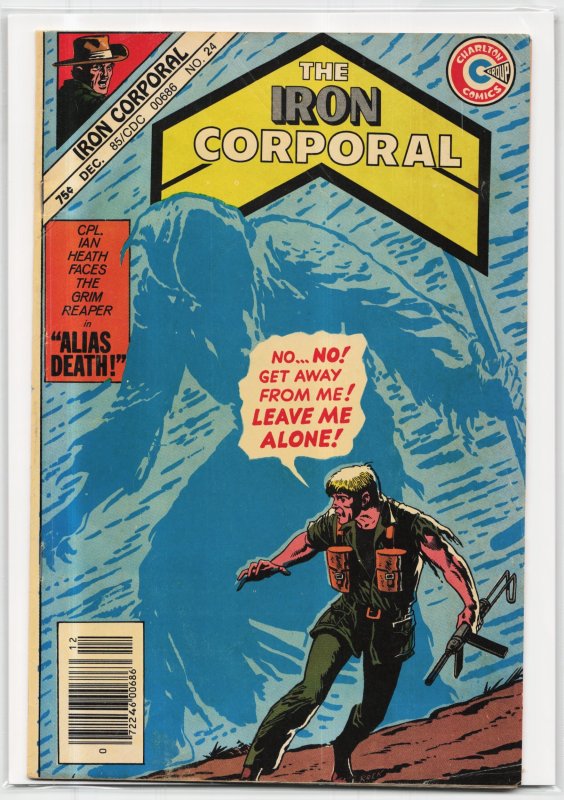 The Iron Corporal #24 (1985), raw, ungraded comic book — front cover
