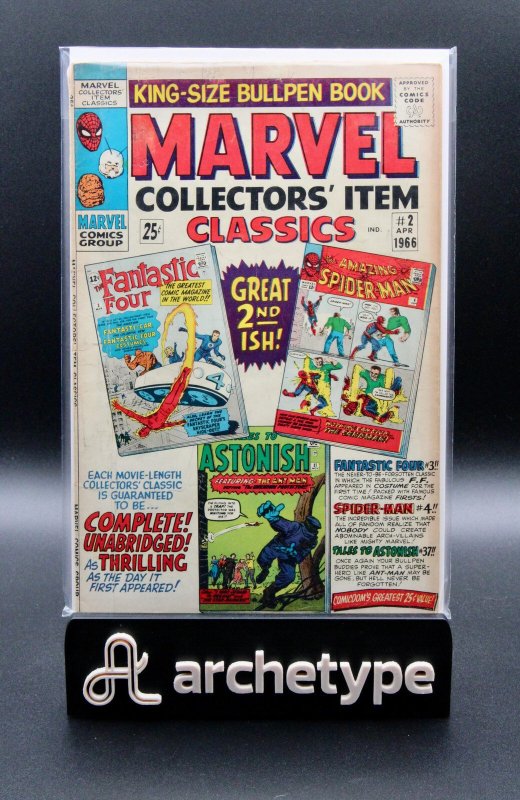 Marvel Collectors' Item Classics #2 (Marvel Comics, 1966), raw, ungraded comic book — front cover