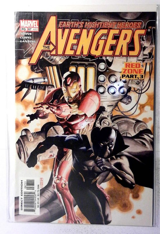 Avengers #67 (Marvel Comics, 2003), raw, ungraded comic book — front cover