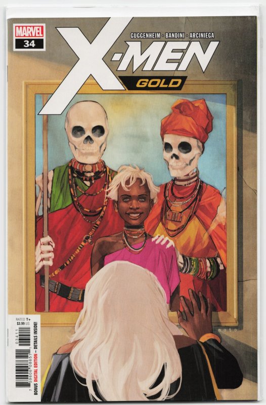 X-Men: Gold #34 (Marvel Comics, 2018), raw, ungraded comic book — front cover