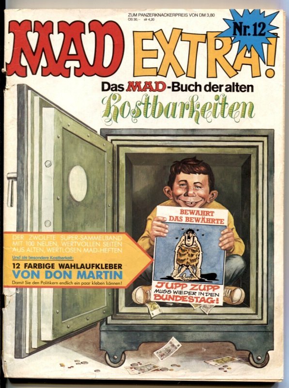 Mad Extra! #12, raw comic book in VG condition — front cover