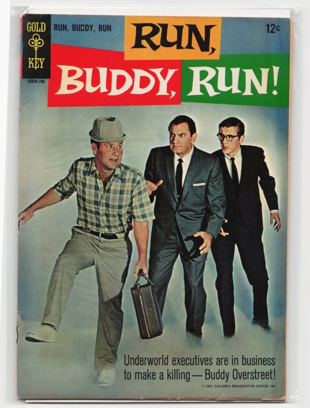 Run Buddy Run (1967) Run, Buddy, Run! (Gold Key, 1967), raw, ungraded comic book — front cover