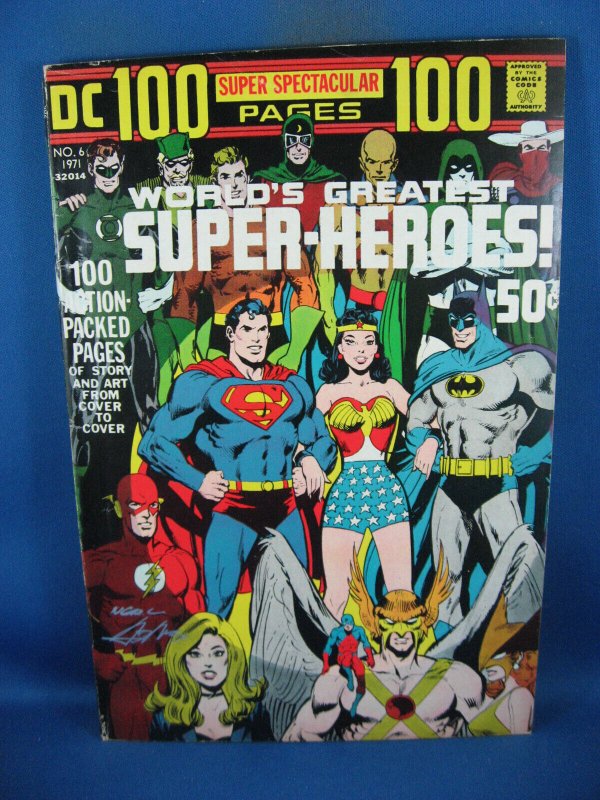 DC #100 (1971), raw comic book in VF condition — front cover