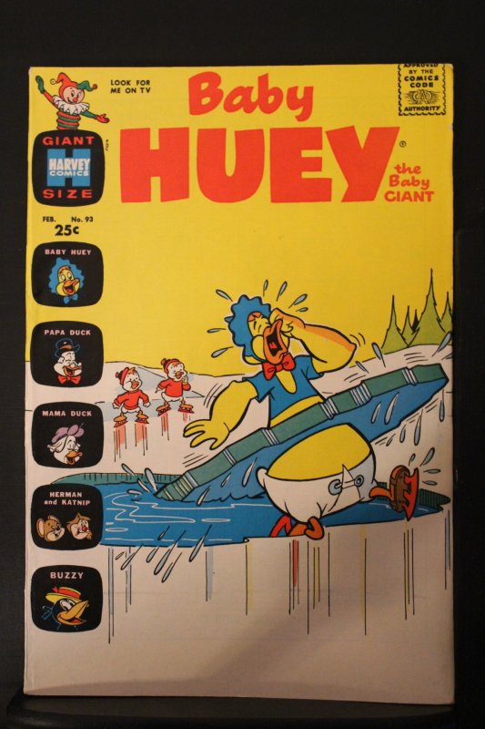 Baby Huey, the Baby Giant #93 (1971), comic book — front cover in its holder