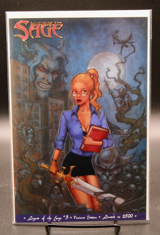 Legend of the Sage #3 (2001), raw, ungraded comic book — front cover