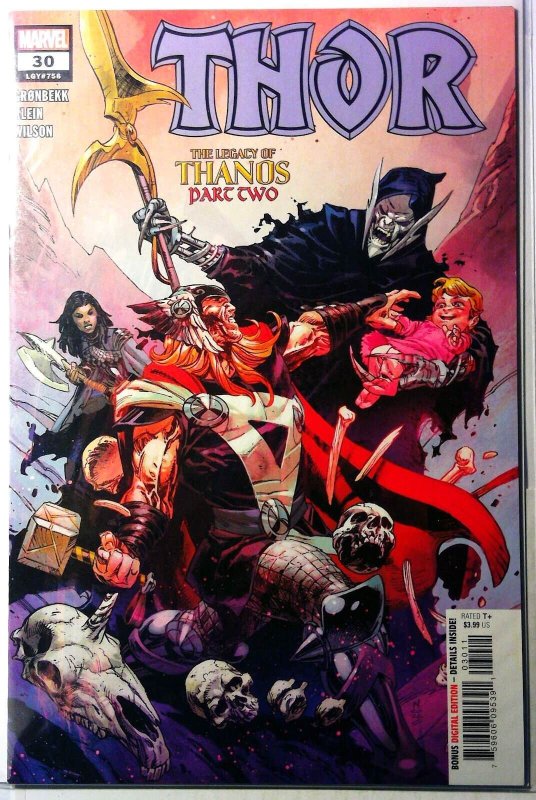 Thor 6th Series #30 (Marvel Comics, 2023), raw, ungraded comic book — front cover