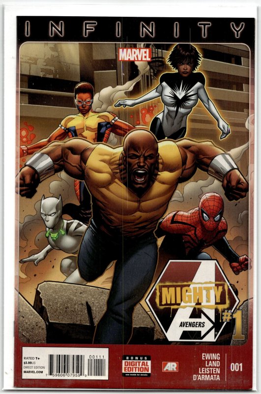 Mighty Avengers #1 (Marvel Comics, 2013), raw, ungraded comic book — front cover