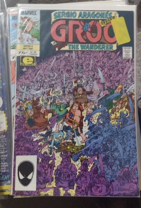 Groo the Wanderer #3 (Marvel Comics, 1985), raw, ungraded comic book — front cover