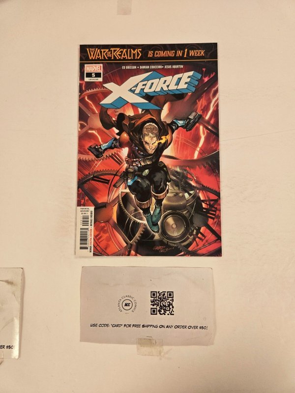 X-Force #5 (Marvel Comics), raw comic book in NM condition — front cover
