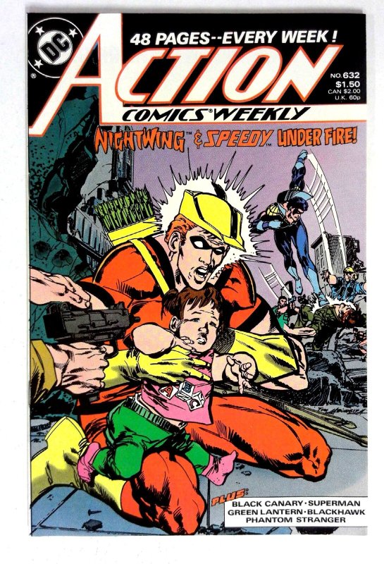 Action #632 (DC Comics, 1988), raw comic book in NM- condition — front cover