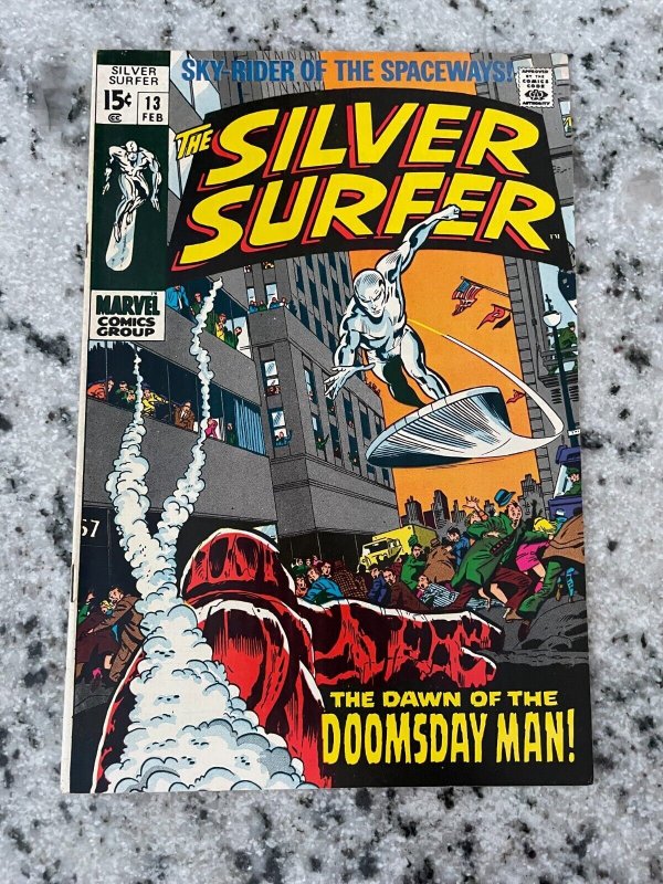 Silver Surfer #13 (Marvel Comics, 1988), raw comic book in NM condition — front cover