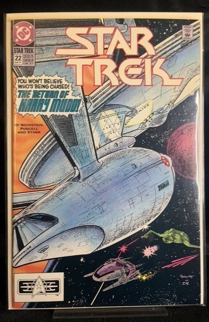 Star Trek #22 (DC Comics, 1991), raw, ungraded comic book — front cover