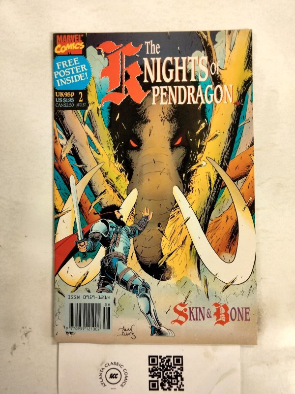 The Knights of Pendragon #2 (Marvel Comics), raw comic book in NM condition — front cover