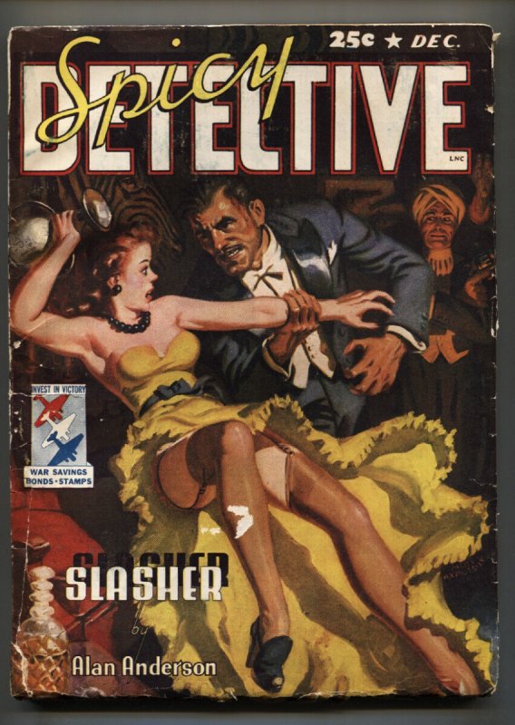 Spicy Detective 12/1942-GGA-Rare Pulp Magazine, raw, ungraded comic book — front cover