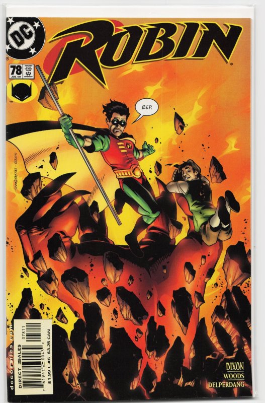 Robin #78 (DC Comics, 2000), raw, ungraded comic book — front cover