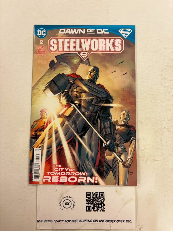Steelworks #2 (DC Comics), raw comic book in NM condition — front cover
